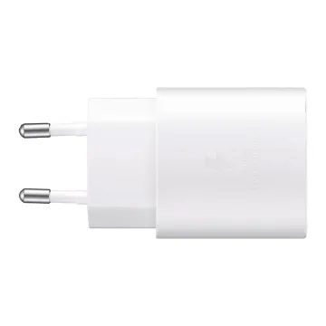 TRAVEL SAMSUNG EP-TA800XWEGWW USB-C 5V 3A/9V 2.77A/11V 2.25A 25W FAST CHARGE+USB DATA USB-C TO USB-C WHITE PACKING OR