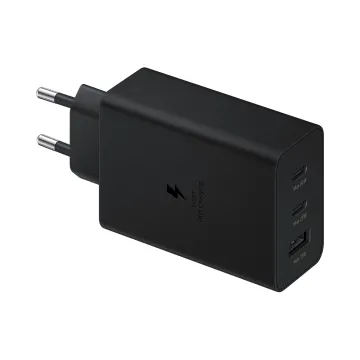 TRAVEL SAMSUNG EP-T6530NBEGEU TRIO PD 3.0 USB-A 15W 5V 2A/9V 1.67A+USB-C 5V 3A/9V 3A/15V 3A/20V 3.25A+USB-C 65W BLACK PACKING OR