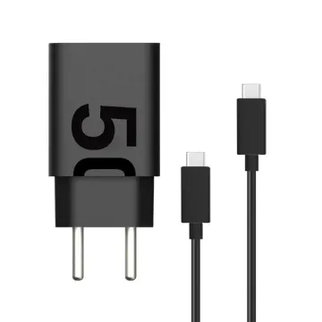 TRAVEL MOTOROLA SJMC502 DUAL USB-C 5V/3A 9V/3A 20V/2A + USB A 5V/2A 50W FAST CHARGE+USB DATA USB-C TO USB-C 3A BLACK PACKING