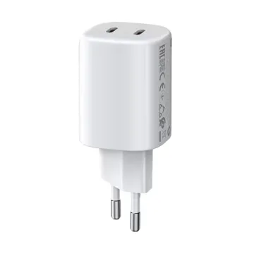 TRAVEL XIAOMI BHR087OEU NANO TURBO USB-C X2 15V/3A 20V/2.25A 45W WHITE PACKING OR