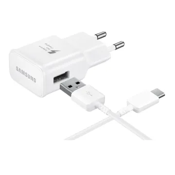 TRAVEL SAMSUNG EP-TA20EWEC USB 5V 2A/9V 1.67A 15W+DATA EP-DN930CW TYPE C WHITE PACKING OR