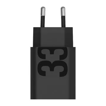 TRAVEL MOTOROLA PG38C06448 USB-A 5V 3A/9V 3A/12V 2.5A 33W FAST CHARGE+USB DATA USB-C TO USB-C 3A BLACK PACKING OR