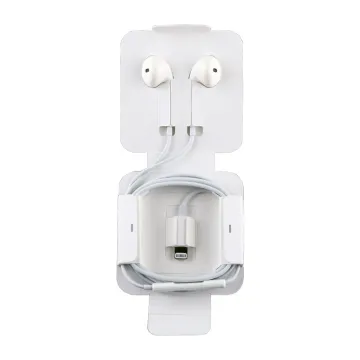 APPLE HANDS FREE STEREO MMTN2ZM/A A1748 EARPODS WITH LIGHTNING WHITE BULK OR