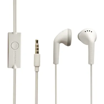 HANDS FREE STEREO SAMSUNG EHS61ASFWE S5300 3.5mm jack WHITE BULK OR