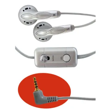 HANDS FREE STEREO Q-TEK 8010/8020/S10 SILVER PACKING OR