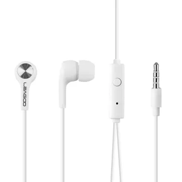 HANDS FREE STEREO LEAGOO ELITE 4 WHITE BULK OR