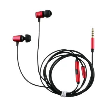 HANDS FREE STEREO ZOPO ER17A UNIVERSAL 3.5mm ALUMINIUM RED 1.2M PACKING OR