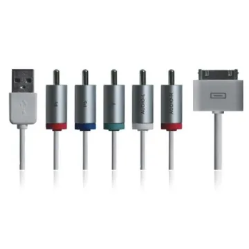 IPHONE USB-A 2.0 TO 30-PIN 3G/3GS/4G/4S/iPad 2 AUDIO-VIDEO TV OUT(HD)+USB-A CABLE VL