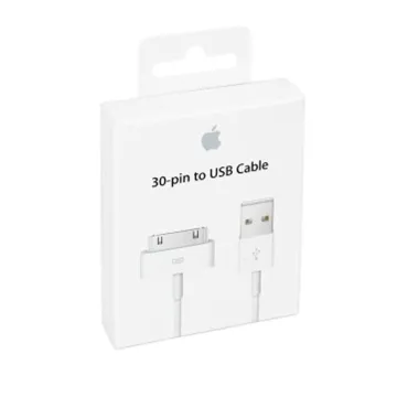 APPLE USB-A 2.0 TO IPHONE 30-PIN 3G/3GS/4G/4S/IPAD MA591M/Z 5T5353299 USB-A ΦΟΡΤΙΣΗΣ-DATA PACKING OR