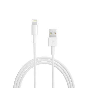 APPLE USB-A 2.0 TO LIGHTNING MXLY2ZM/A A1480 18W 2A USB ΦΟΡΤΙΣΗΣ-DATA 1m WHITE PACKING OR