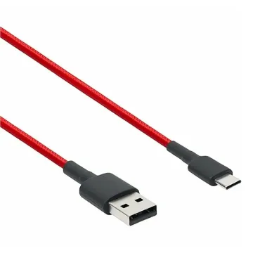XIAOMI SJV4110GL USB-A TO TYPE C USB 2.0 ΦΟΡΤΙΣΗΣ-DATA 18W 2A 1.0m BRAIDED RED PACKING OR