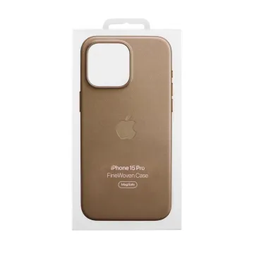 ΘΗΚΗ IPHONE 15 PRO MT4J3ZM/A FINEWOVEN MAGSAFE BACK COVER TAUPE PACKING OR