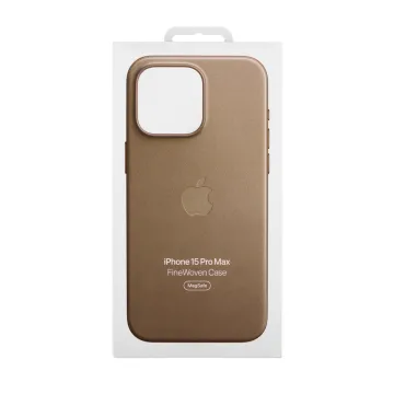 ΘΗΚΗ IPHONE 15 PRO MAX MT4W3ZM/A FINEWOVEN MAGSAFE BACK COVER TAUPE PACKING OR