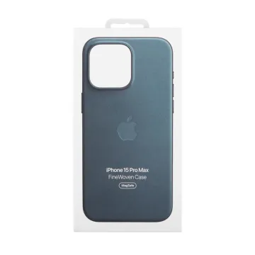 ΘΗΚΗ IPHONE 15 PRO MAX MT4Y3ZM/A FINEWOVEN MAGSAFE BACK COVER PACIFIC BLUE PACKING OR