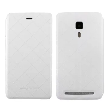 ΘΗΚΗ LEAGOO Z1 LEATHER BOOK CASE WHITE OR