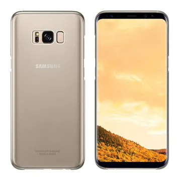 ΘΗΚΗ SAMSUNG S8 PLUS G955 CLEAR COVER EF-QG955CFEGWW GOLD PACKING OR