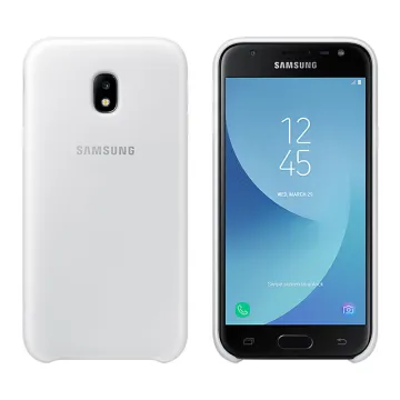 ΘΗΚΗ SAMSUNG J3 2017 J330 DUAL LAYER COVER EF-PJ330CWEGWW WHITE PACKING OR