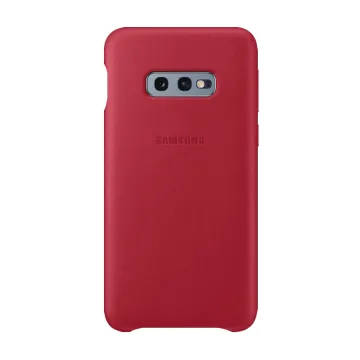 ΘΗΚΗ SAMSUNG S10e G970 LEATHER COVER EF-VG970LREGWW RED PACKING OR