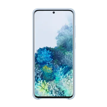 ΘΗΚΗ SAMSUNG S20 G980 LEATHER COVER EF-VG980LLEGEU SKY BLUE PACKING OR