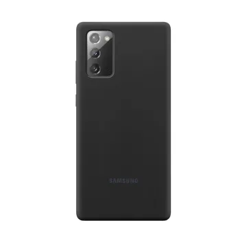 ΘΗΚΗ SAMSUNG NOTE 20 N980 SILICONE COVER EF-PN980TBEGEU BLACK PACKING OR