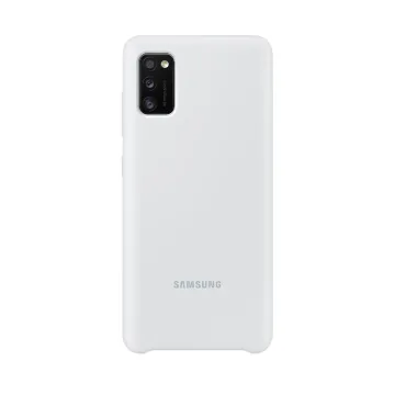 ΘΗΚΗ SAMSUNG A41 A415 SILICONE COVER EF-PA415TWEGEU WHITE PACKING OR