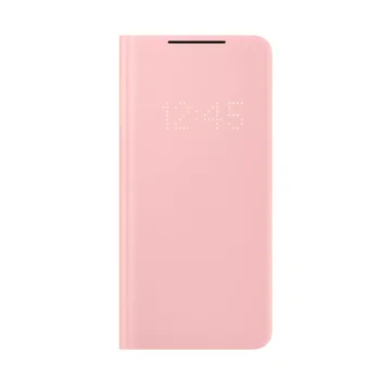 ΘΗΚΗ SAMSUNG S21 PLUS 5G G996 LED VIEW COVER EF-NG996PPEGEE PINK PACKING OR