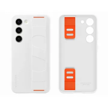 ΘΗΚΗ SAMSUNG S23 5G S911 SILICONE GRIP COVER EF-GS911TWEGWW WHITE PACKING OR