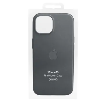 ΘΗΚΗ IPHONE 15 MT393ZM/A FINEWOVEN MAGSAFE BACK COVER BLACK PACKING OR