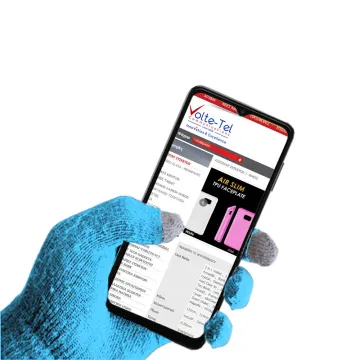 ΓΑΝΤΙΑ ΑΦΗΣ ΓΙΑ ΟΘΟΝΕΣ TOUCH LIGHT BLUE VOLTE-TEL