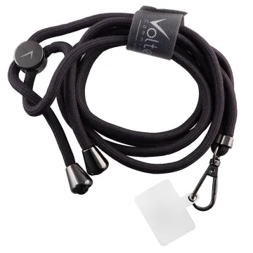 VOLTE-TEL NECK STRAP - ΛΟΥΡΑΚΙ ΛΑΙΜΟΥ ΓΙΑ ΘΗΚΕΣ ΣΚΟΥΡΟ ΓΚΡΙ VT11