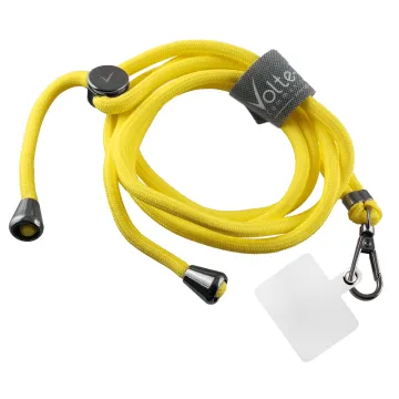 VOLTE-TEL NECK STRAP - ΛΟΥΡΑΚΙ ΛΑΙΜΟΥ ΓΙΑ ΘΗΚΕΣ ΚΙΤΡΙΝΟ VT38