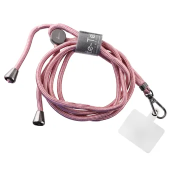 VOLTE-TEL NECK STRAP - ΛΟΥΡΑΚΙ ΛΑΙΜΟΥ ΓΙΑ ΘΗΚΕΣ ΡΟΖ ΧΡΥΣΟ VT31