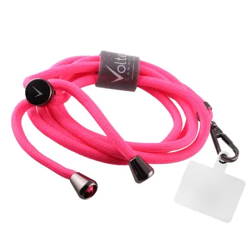 VOLTE-TEL NECK STRAP - ΛΟΥΡΑΚΙ ΛΑΙΜΟΥ ΓΙΑ ΘΗΚΕΣ ΦΩΣΦΟΡΟΥΧΟ ΡΟΖ VT15
