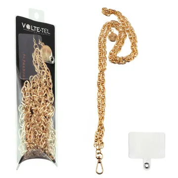 VOLTE-TEL NECK STRAP - ΑΛΥΣΙΔΑ ΛΑΙΜΟΥ ΓΙΑ ΘΗΚΕΣ GOLD VT400