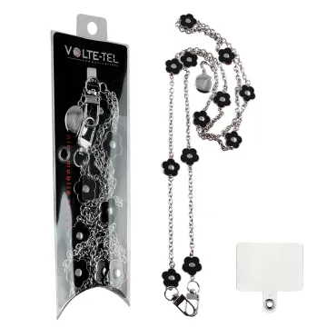 VOLTE-TEL NECK STRAP - ΑΛΥΣΙΔΑ ΛΑΙΜΟΥ ΓΙΑ ΘΗΚΕΣ SILVER VT418