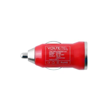 VOLTE-TEL USB-A ΦΟΡΤΙΣΤΗΣ ΑΥΤΟΚΙΝΗΤΟΥ mini VCU09 1200mA 6W RED