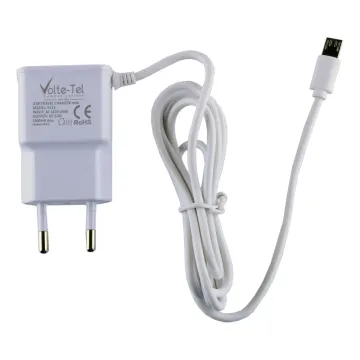 VOLTE-TEL MICRO USB TRAVEL VL15 1.5A 7.5W 1.2m WHITE