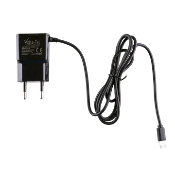 VOLTE-TEL MICRO USB TRAVEL VL25 2.5A 12.5W 1.2m BLACK