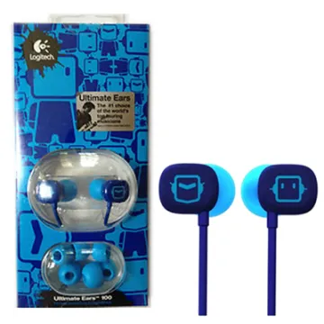 HANDS FREE MP4 LOGITECH UE100 BLUE STEREO JACK 3.5mm (120cm)