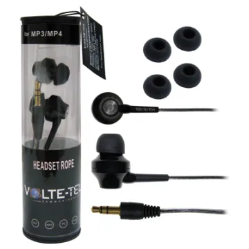HANDS FREE MP4 ROPE EASYMAX VOLTE-TEL VT007 STEREO JACK 3.5mm (55cm)