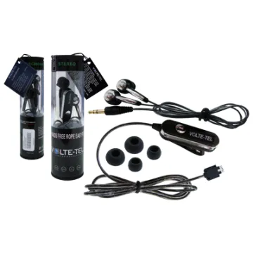 HANDS FREE LG KG800/KU990 ROPE VOLTE-TEL VT607+VT014 STEREO ON/OFF 2pcs BLACK