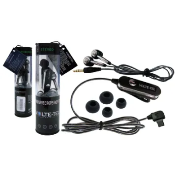 HANDS FREE SAMSUNG D500 ROPE VOLTE-TEL VT607+VT014 STEREO ON/OFF2pcs BLACK