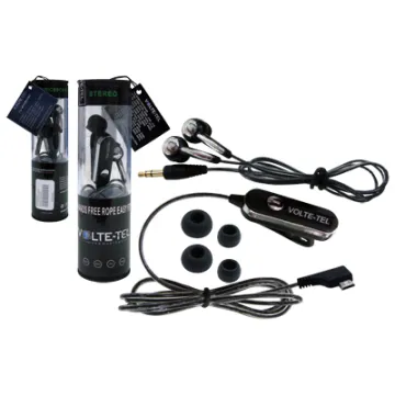 HANDS FREE SAMSUNG G810 ROPE VOLTE-TEL VT607+VT014 STEREO ON/OFF2pcs BLACK
