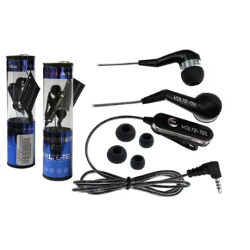 HANDS FREE NOKIA 5200/6300 ROPE VOLTE-TEL VT607+VT237 STEREO ON/OFF2pcs BLACK