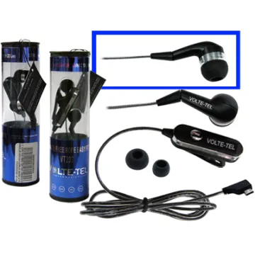 HANDS FREE SAMSUNG G810/S8300 ROPE VOLTE-TEL VT607+VT237 ON/OFF 2pcs BLACK