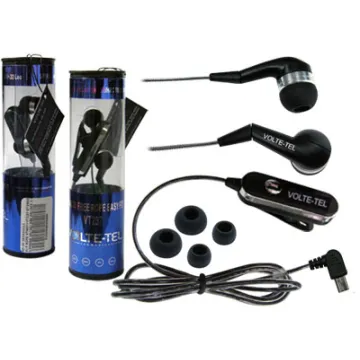 HANDS FREE SAMSUNG E900 ROPE VOLTE-TEL VT607+VT237 STEREO ON/OFF2pcs BLACK