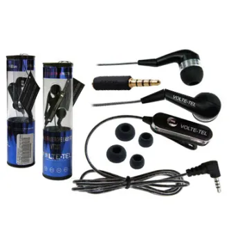 HANDS FREE NOKIA 5200/6300 ROPE VOLTE-TEL VT607+VT237+AD53 STEREO 2pcs BLACK