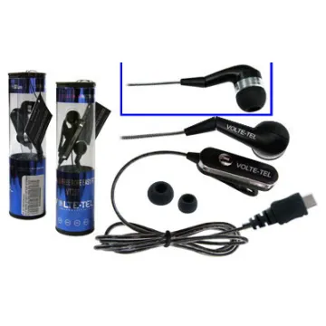 HANDS FREE LG BL20/GD510/GD900 ROPE VOLTE-TEL VT607+VT237 ON/OFF 2pcs BLACK