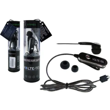 HANDS FREE LG KG800/KE970/KU990 VOLTE-TEL ROPE VT607+VT014 ON/OFF 2pcs BLACK