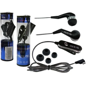 HANDS FREE SAMSUNG G810 ROPE VOLTE-TEL VT607+VT237 STEREO ON/OFF 2pcs BLACK